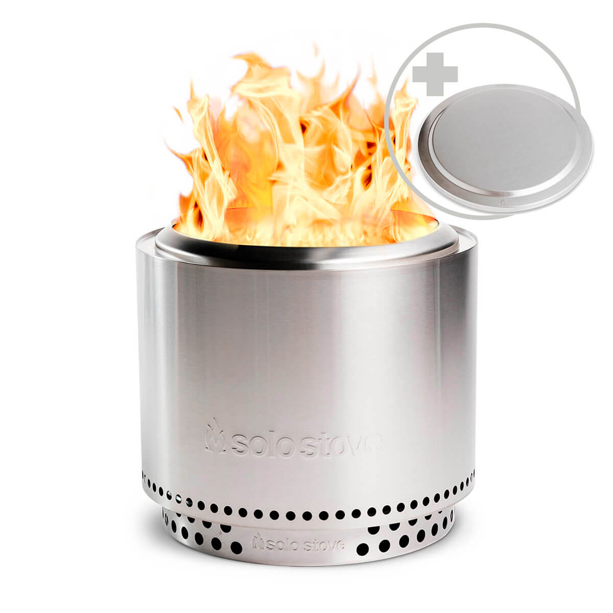 Bonfire 2.0 Feuerschale mit Standfuß, inkl. Deckel