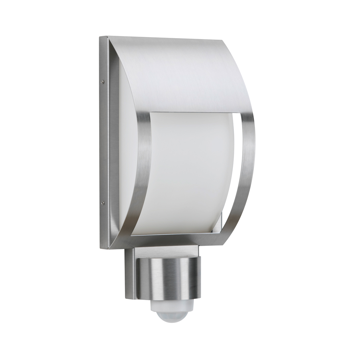 Stainless steel, with motion detector