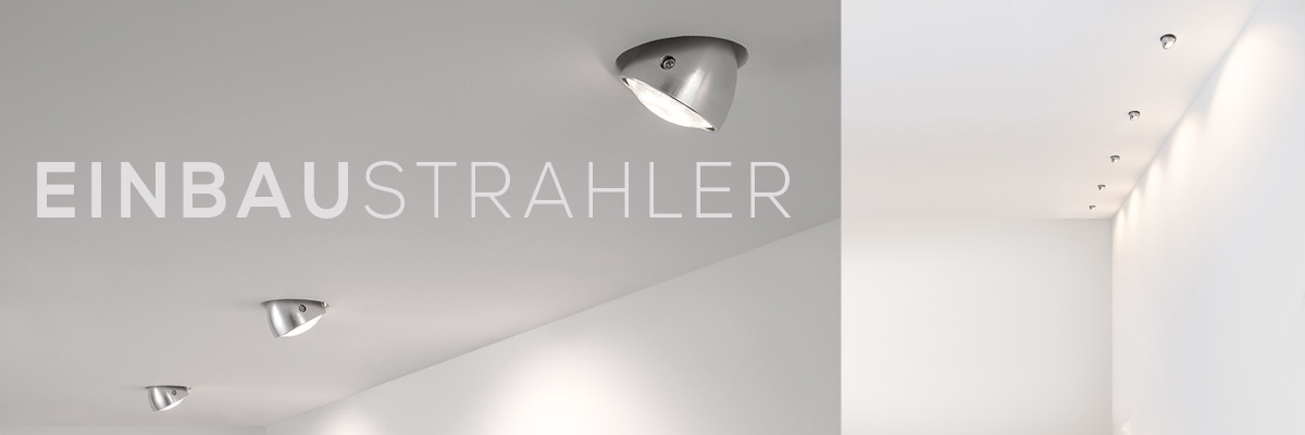 Kategoriebanner gewerbliche Einbaustrahler