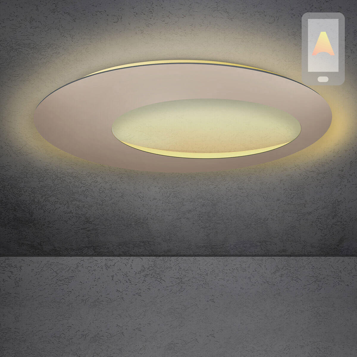 Blade Open LED Wand- / Deckenleuchte, Ø: 95 cm, mit Casambi-Modul