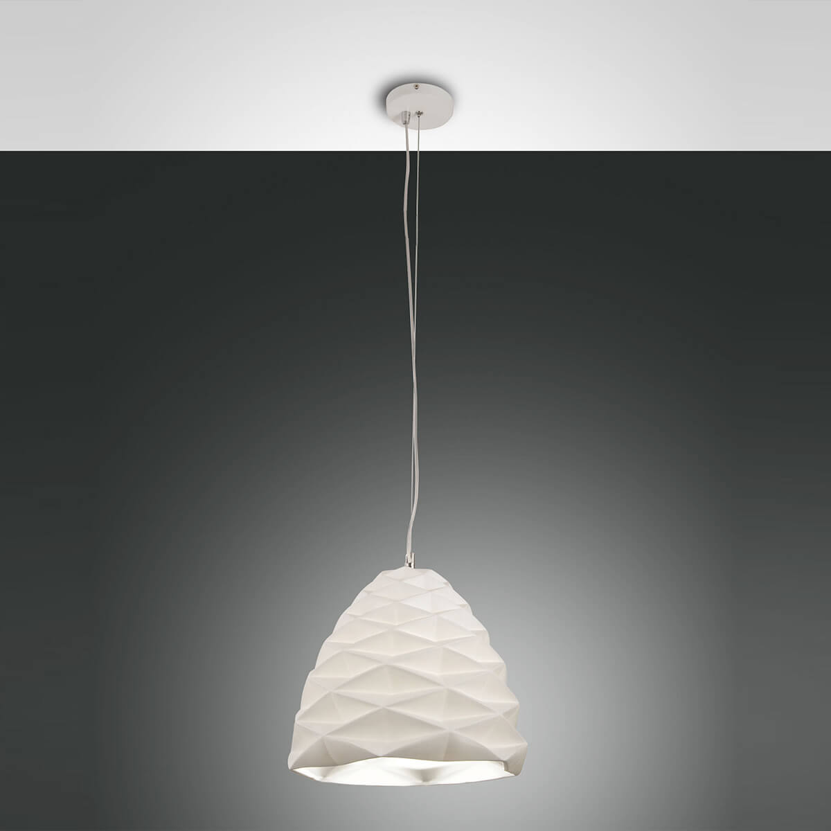 Ø: 30 cm, white ceramic