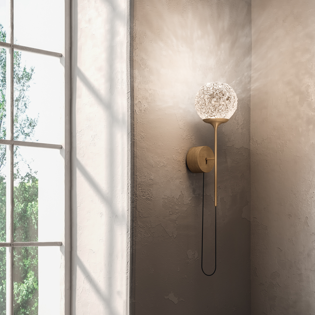 Cristalglob LED Wandleuchte