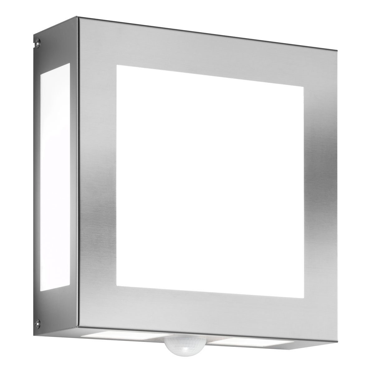 Stainless steel, with motion detector