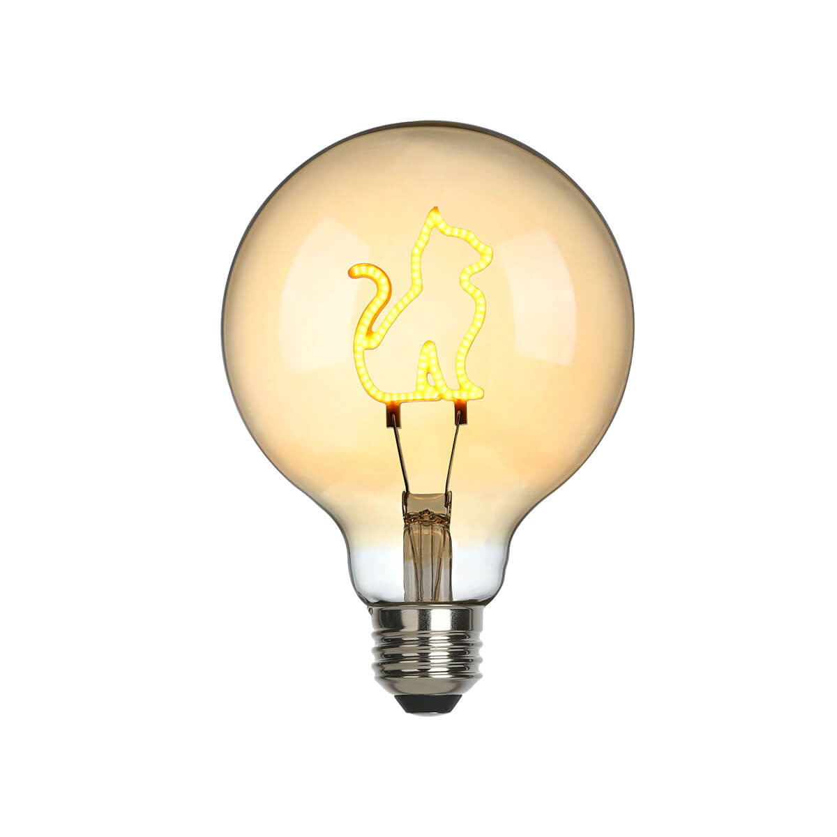 Cat LED Filament Globelampe E27 Amber, 1,5 W, 2000 K