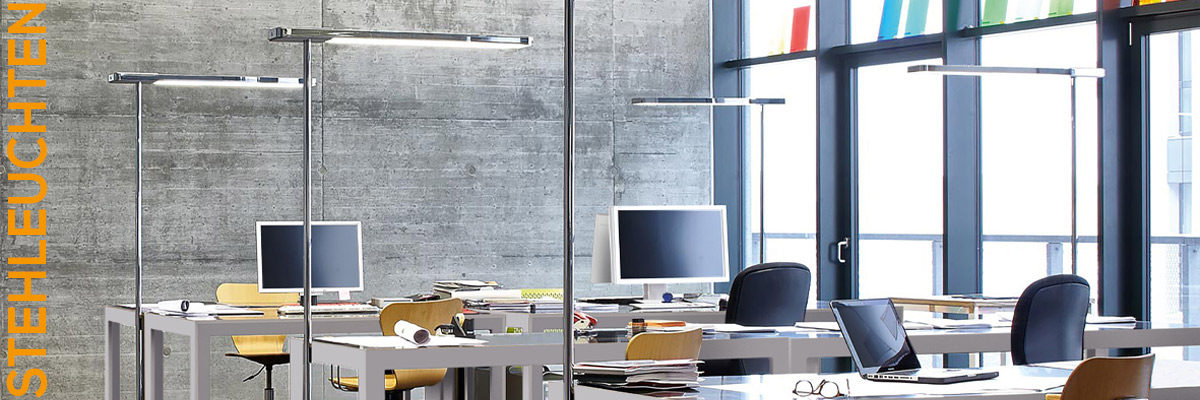 Kategoriebanner gewerbliche Stehleuchten