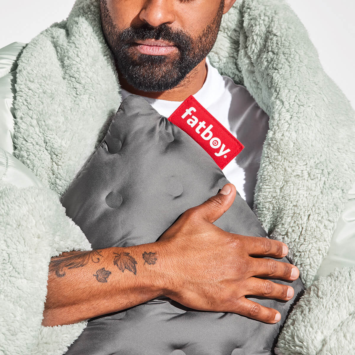 Fatboy Hotspot Pillow Quadro Heizkissen, cool grey (dunkelgrau)