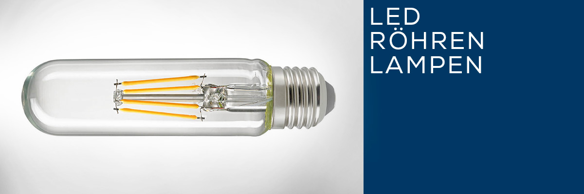 Kategoriebanner Leuchtmittel LED Röhrenlampen