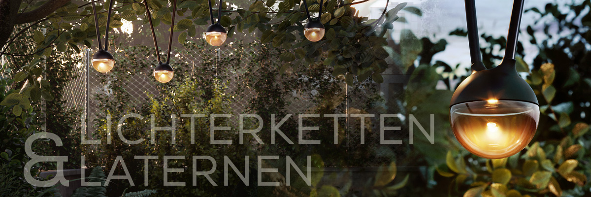 Kategoriebanner Accessoires Lichterketten & Laternen
