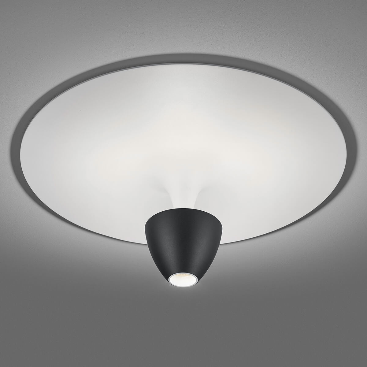 Ø: 50 cm, schwarz / weiß