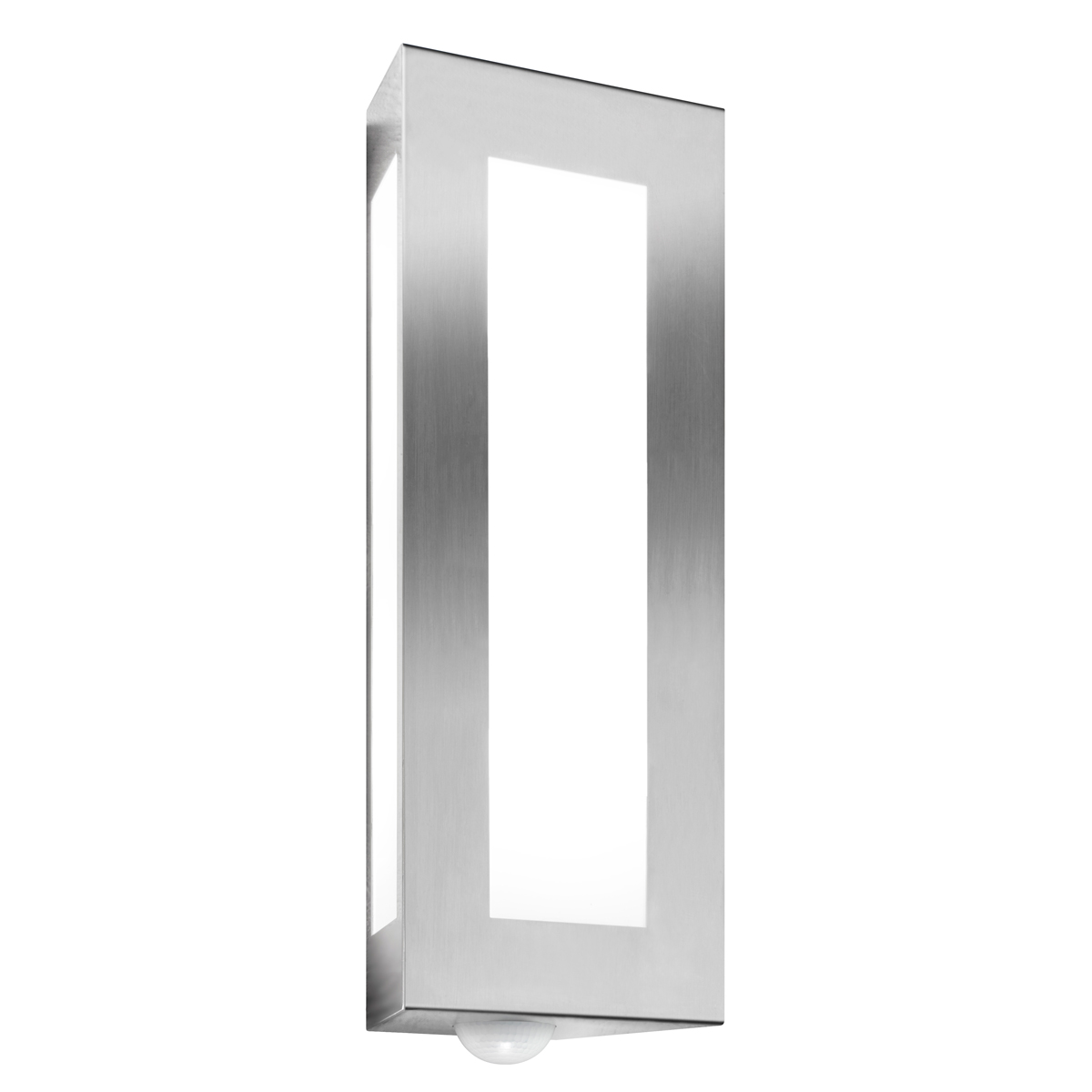 Stainless steel, with motion detector