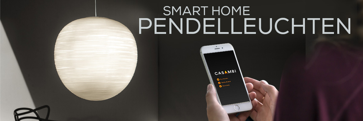 Kategoriebanner smarte Pendelleuchten