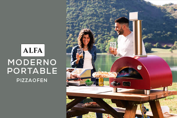 Kategoriebanner Marke Alfa Forni Moderno Portable Pizzaofen