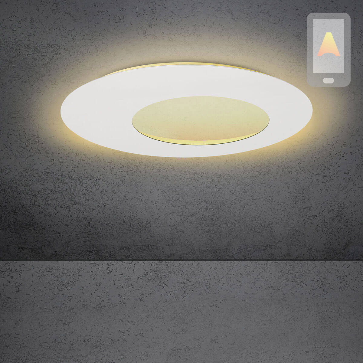 Blade Open LED Wand- / Deckenleuchte, Ø: 79 cm, mit Casambi-Modul