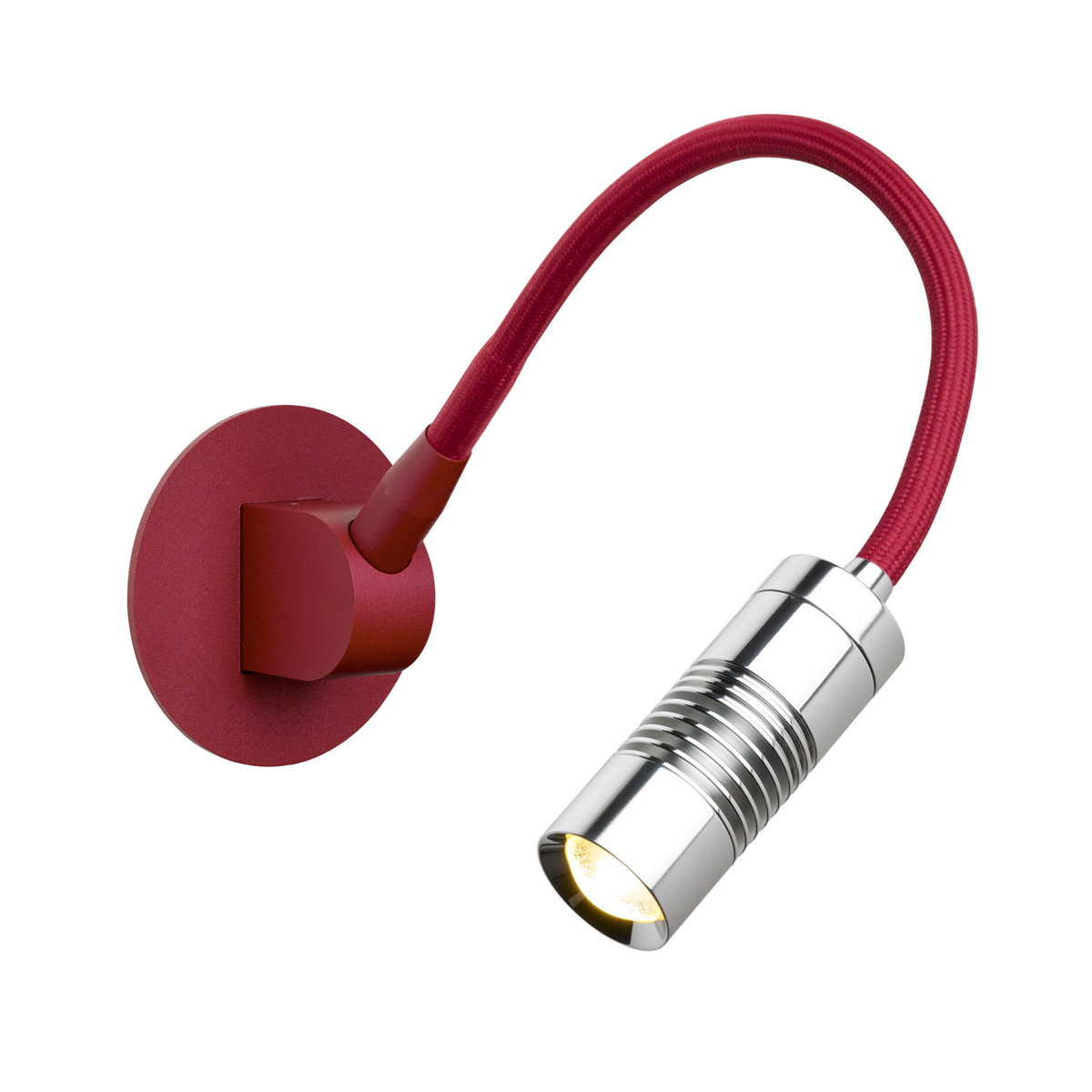 red matt, head: chrome