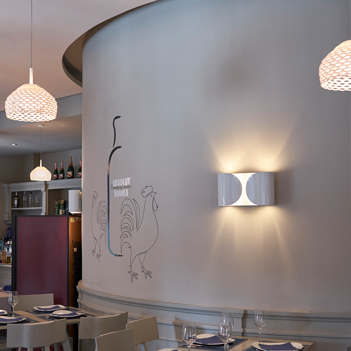 Flos Foglio Wandleuchte, weiß (©Angel Rosique)