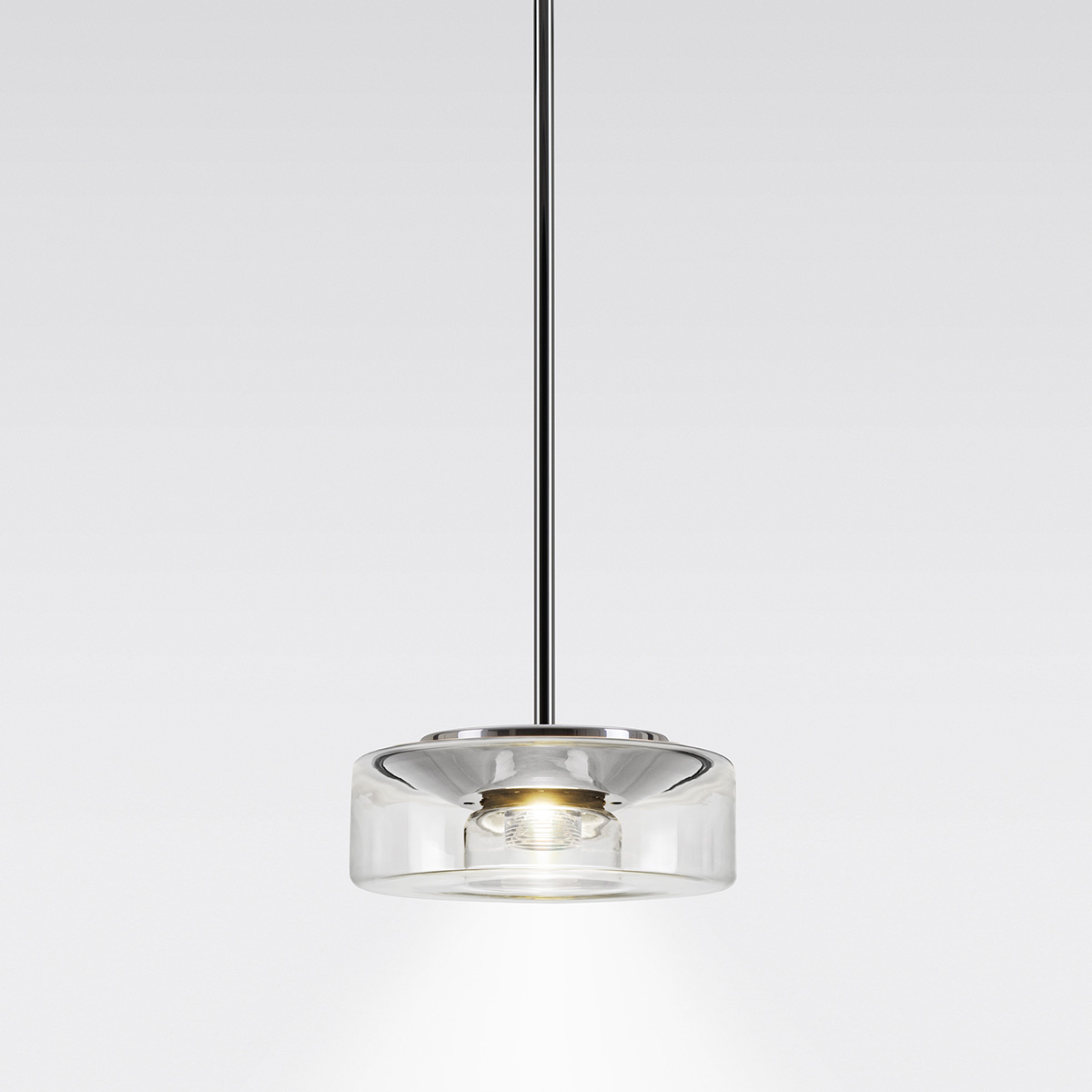 Curling Suspension Tube S LED Pendelleuchte, 3000 K