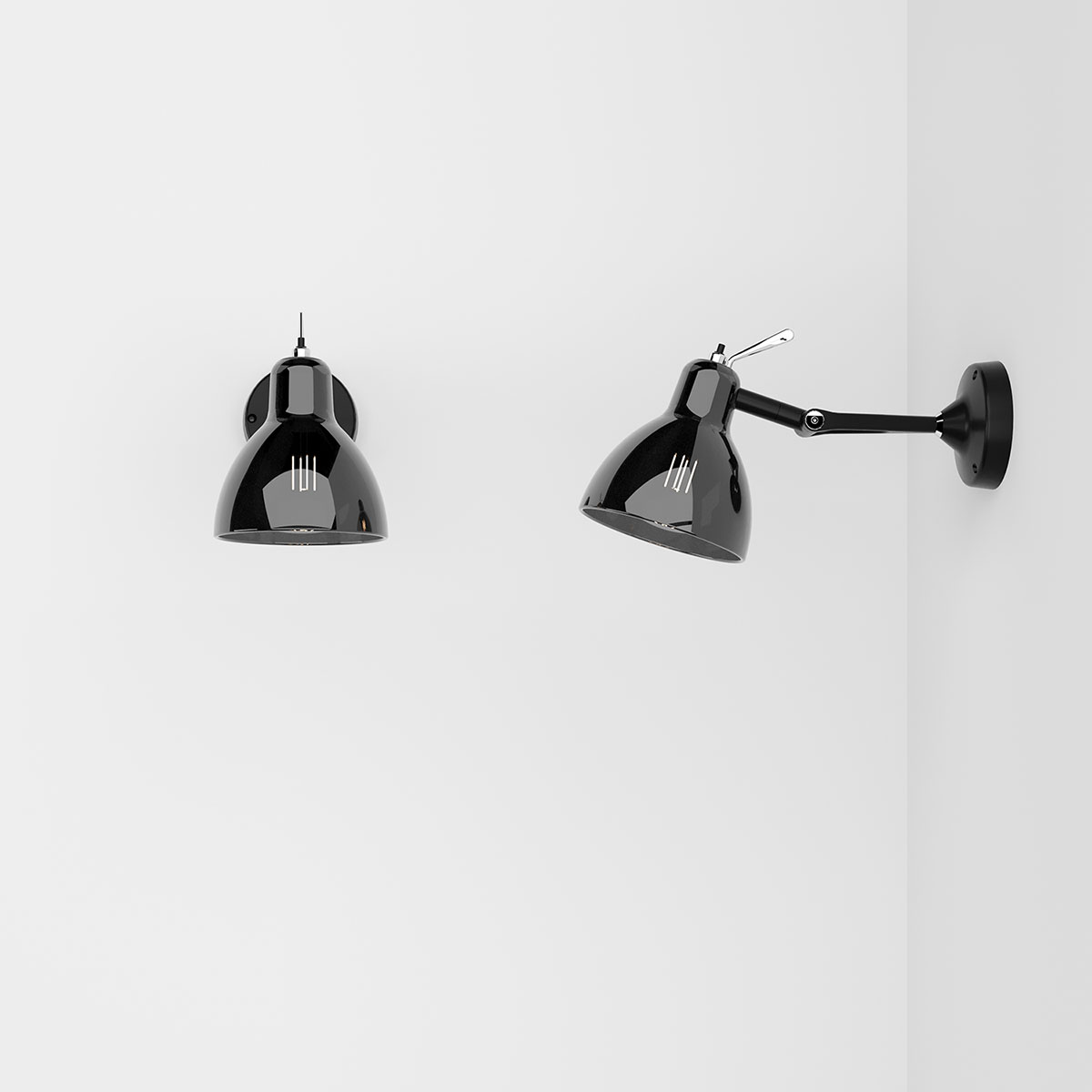 black metallic / smoke