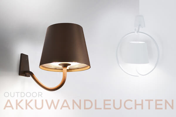 Kategoriebanner Akkuwandleuchten Outdoor