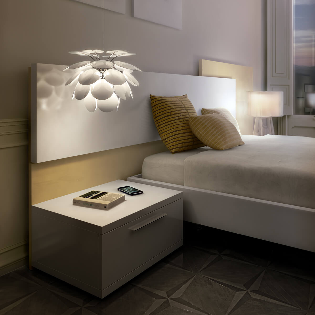 Marset Discocó 35 Pendelleuchte, weiß