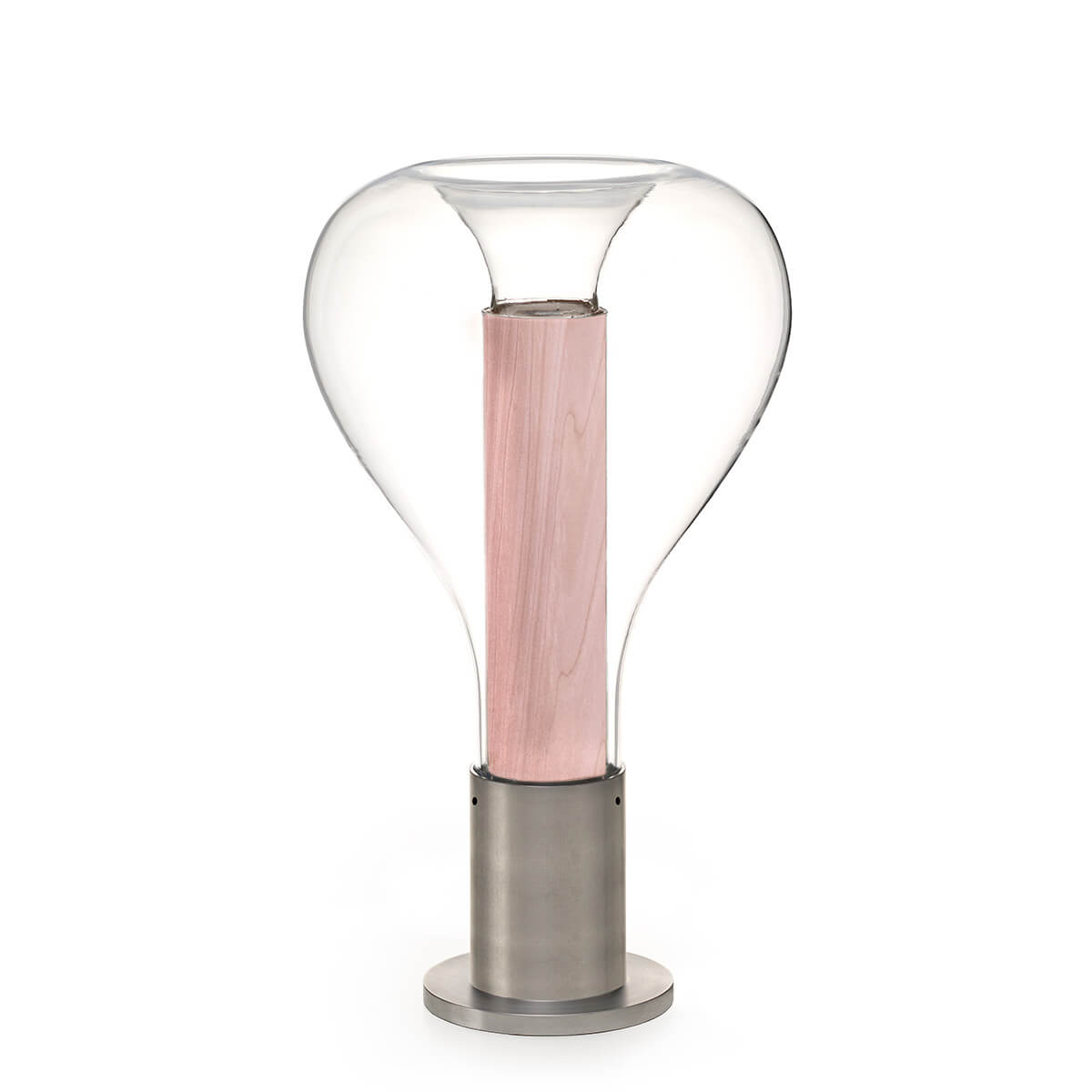 Natural aluminum / light pink