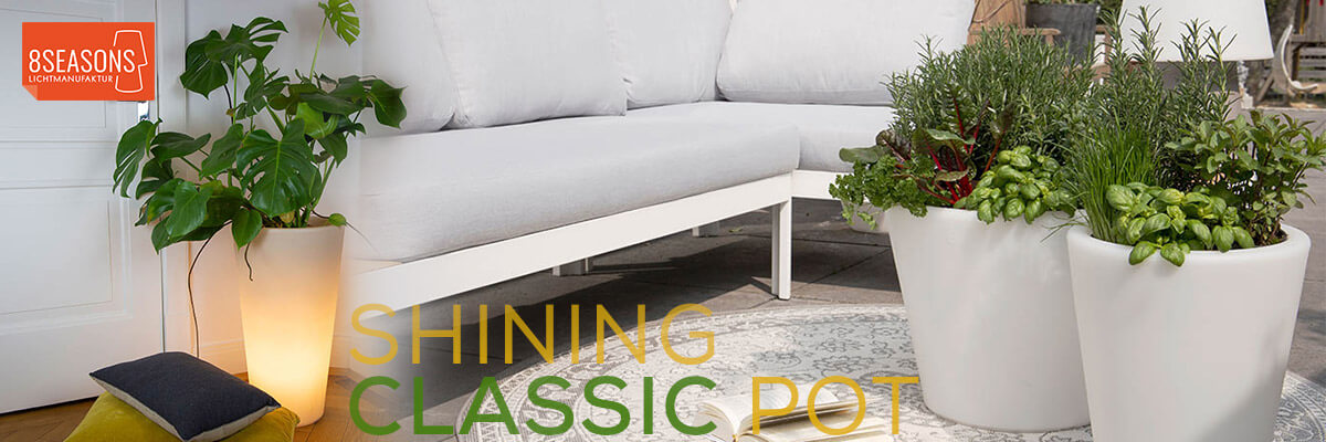 Kategoriebanner Marke 8 seasons design shining classic pot