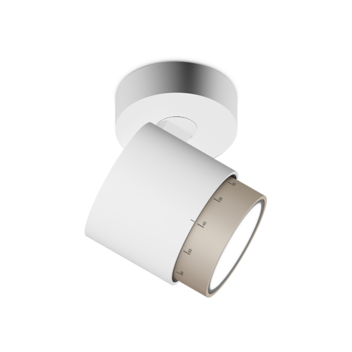 white matt, lens: gold matt