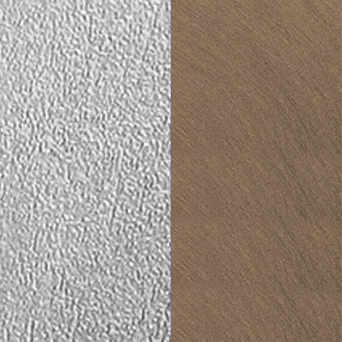 Silber / Messing satiniert