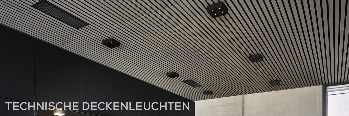 Kategoriebanner gewerbliche technische Deckenleuchten