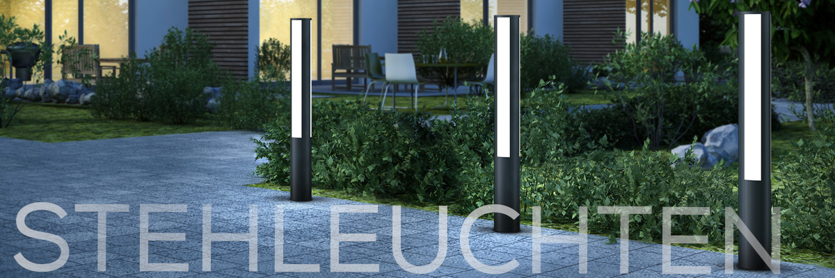 Kategoriebanner Stehleuchten Outdoor