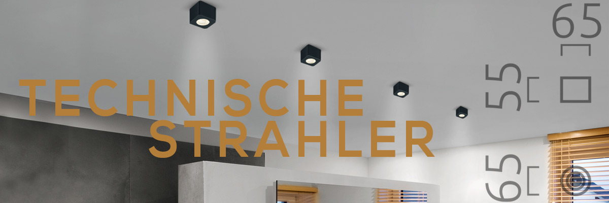 Kategoriebanner gewerbliche technische Strahler