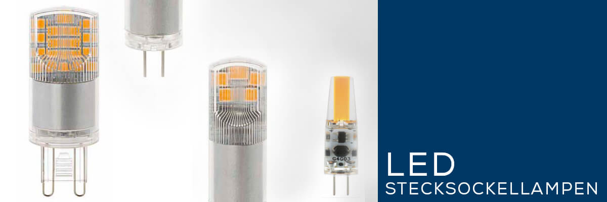 Kategoriebanner Leuchtmittel LED Stecksockellampen
