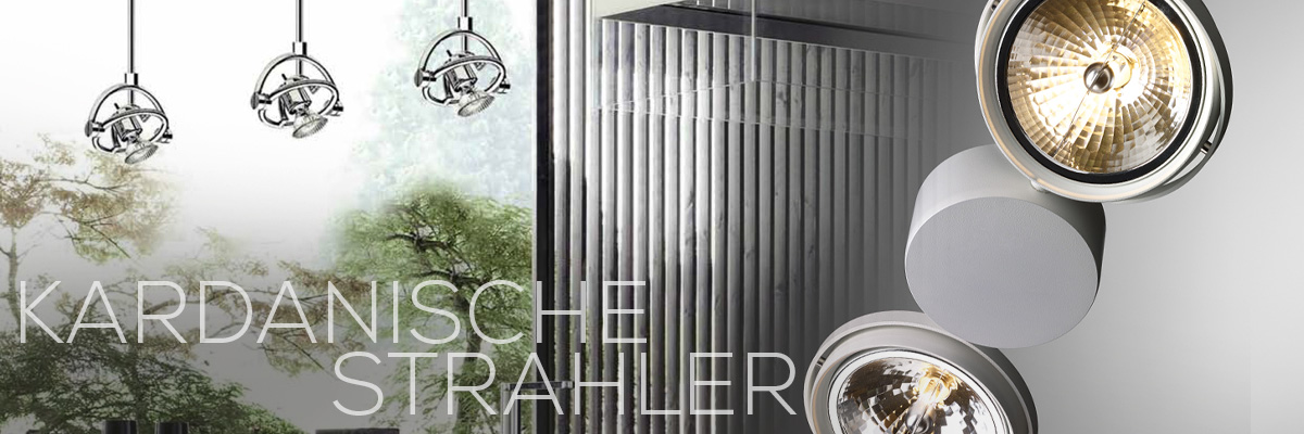 Kategoriebanner gewerbliche kardanische Strahler