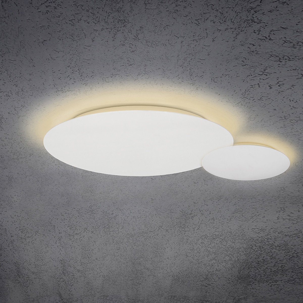 Ø: 44 cm und 24 cm, weiß matt