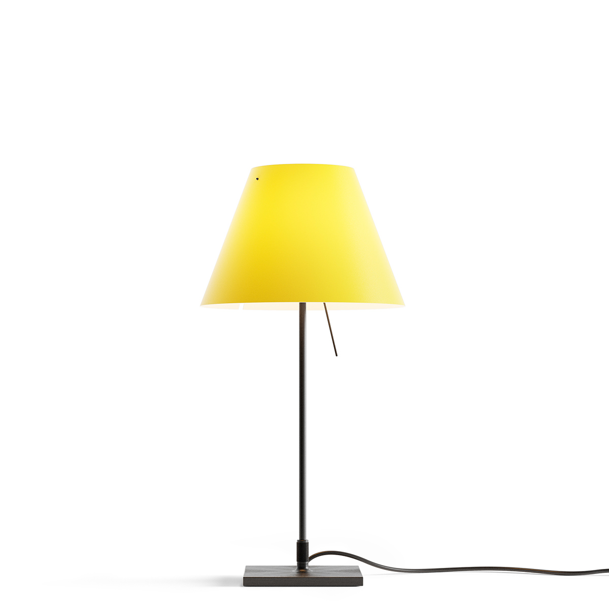 Schirm: kanariengelb