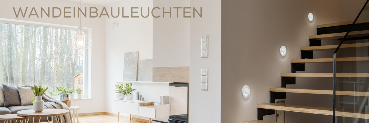 Kategoriebanner Wandeinbauleuchten