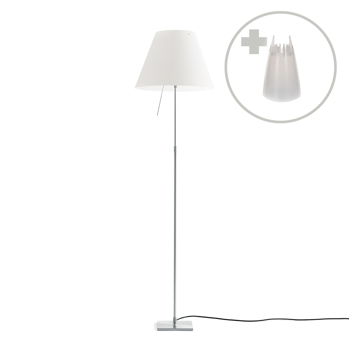 Costanza Terra Teleskop mit Touchdimmer und Diffusor