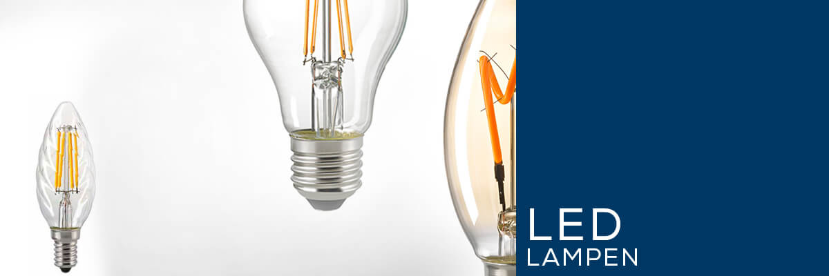 Kategoriebanner Leuchtmittel LED Lampen