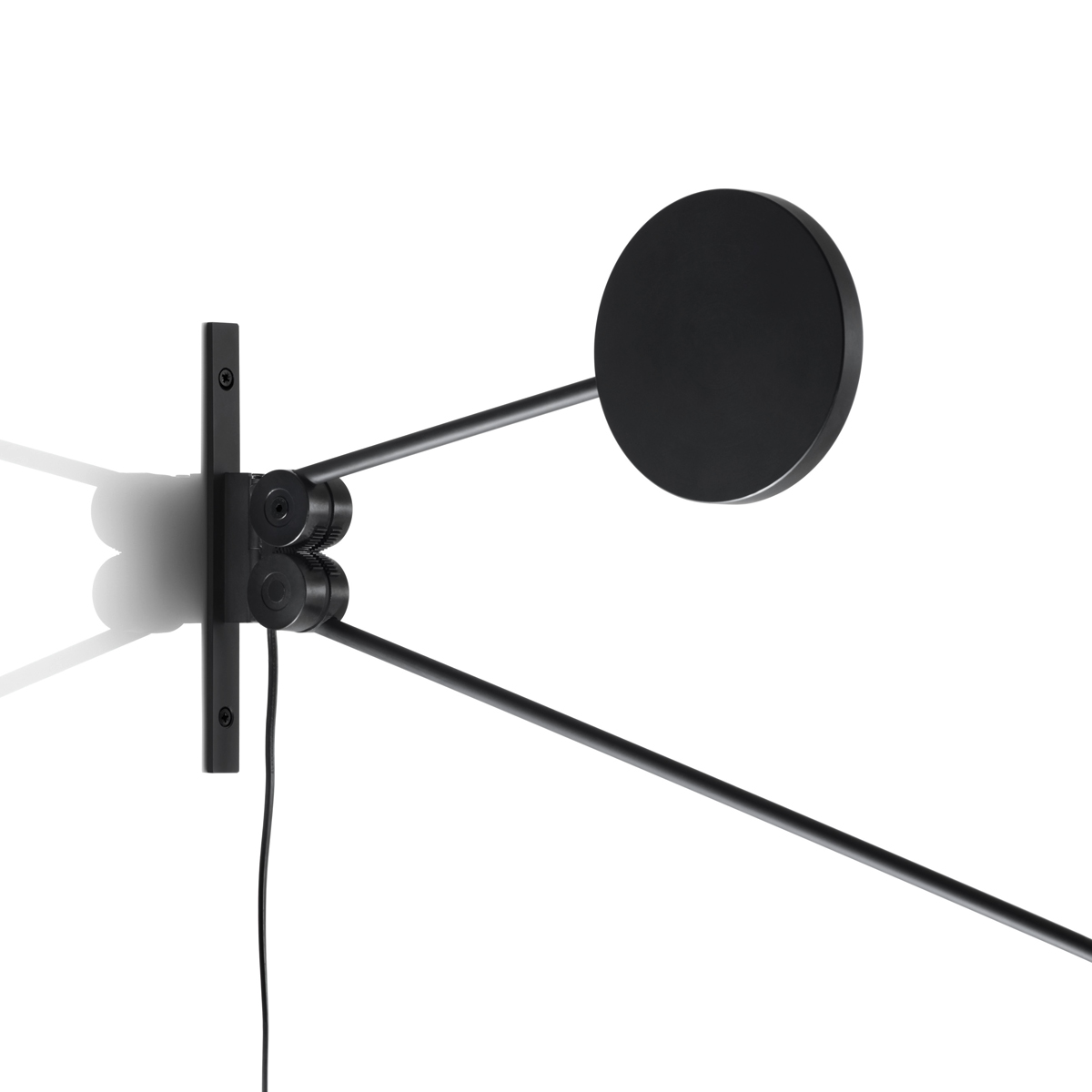 Luceplan Counterbalance LED Parete, schwarz, Gegengewicht