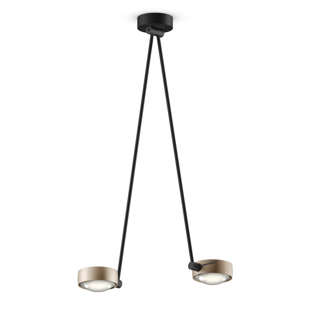 gold matt / schwarz matt