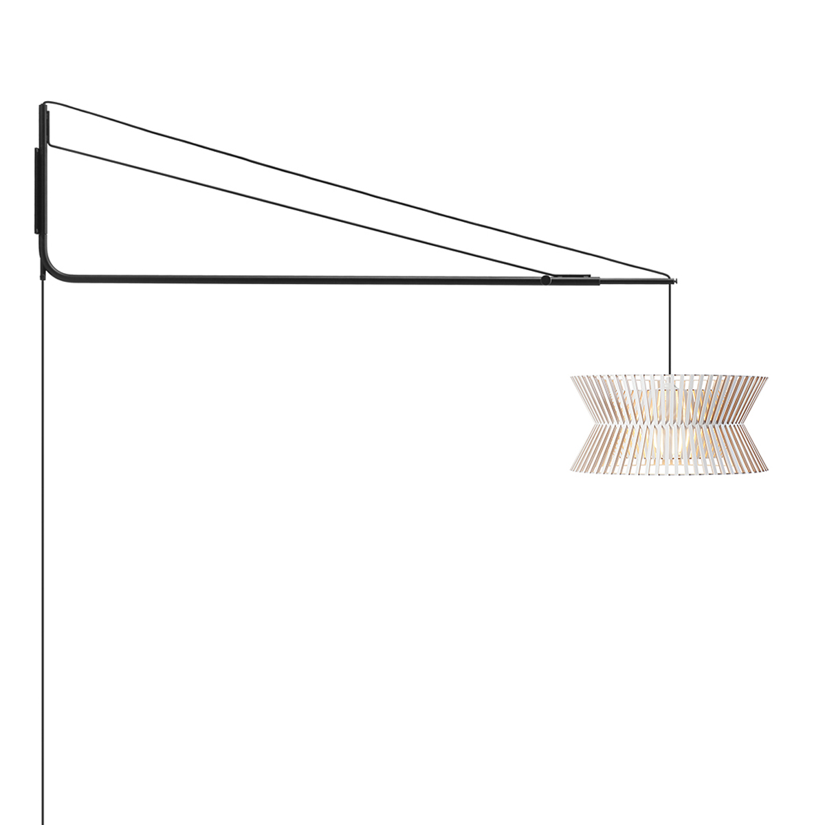 black, shade: white laminated