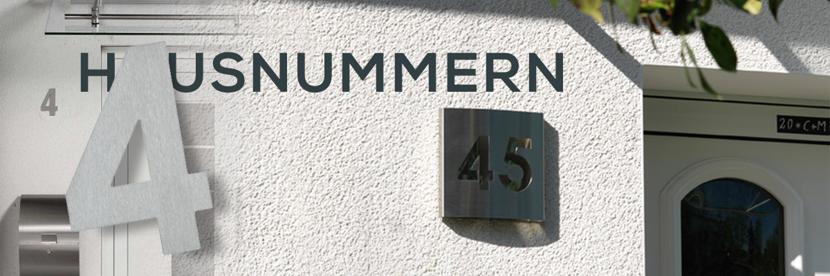 Kategoriebanner Hausnummern