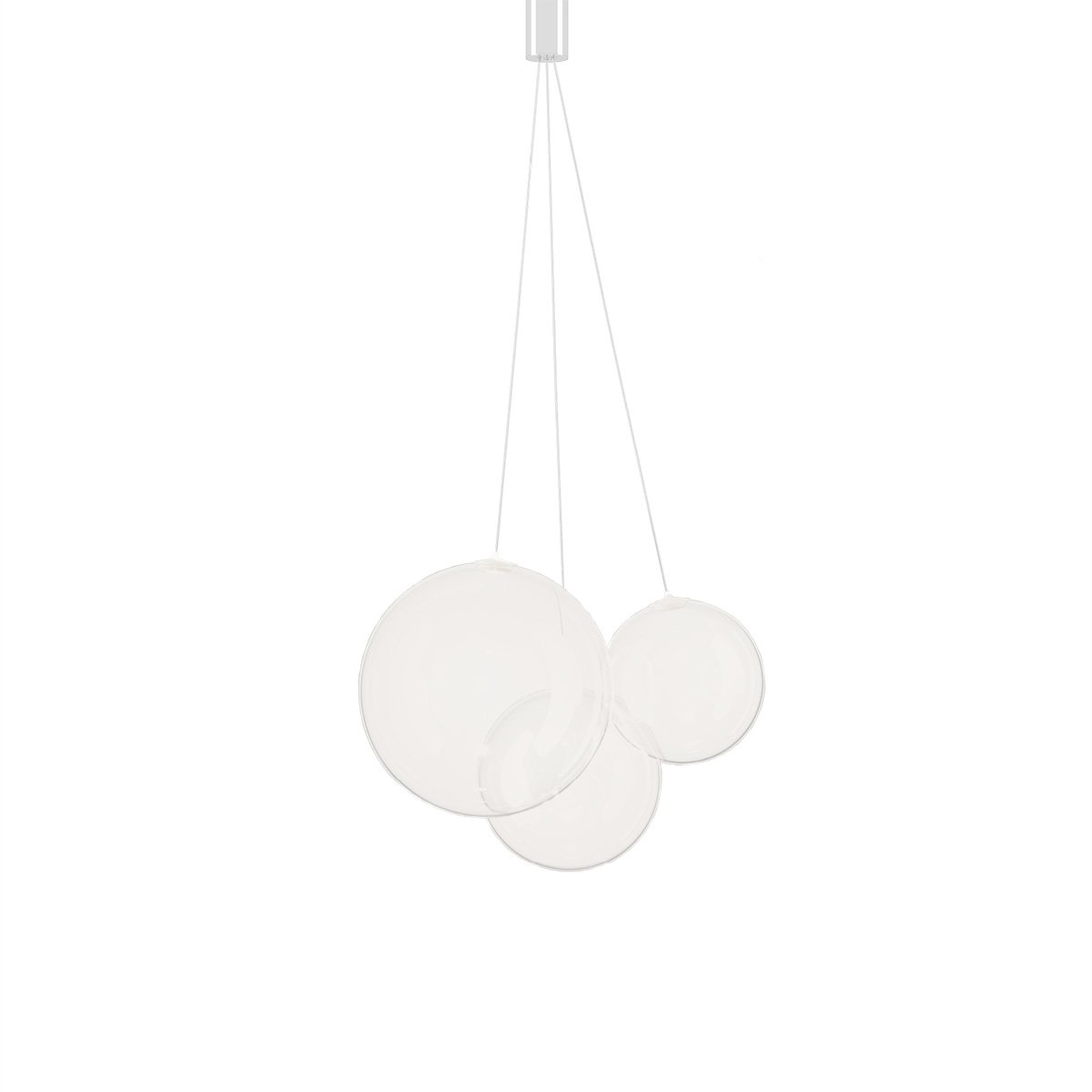 Random LED Pendelleuchte, 3-flg.