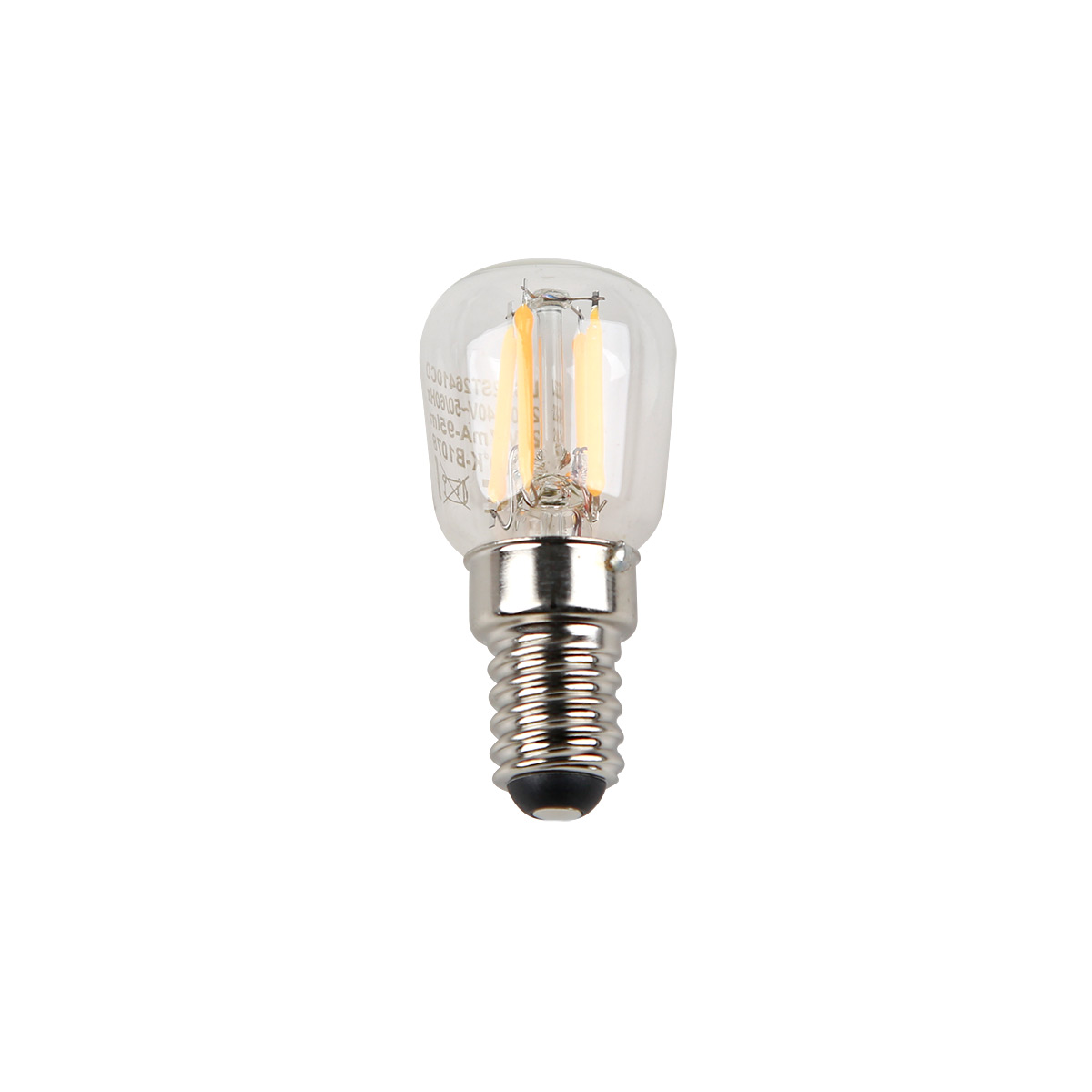 Clear LED lamp E14, 2 W, 2200 K, dimmable, for Flos 2097/18-30-50