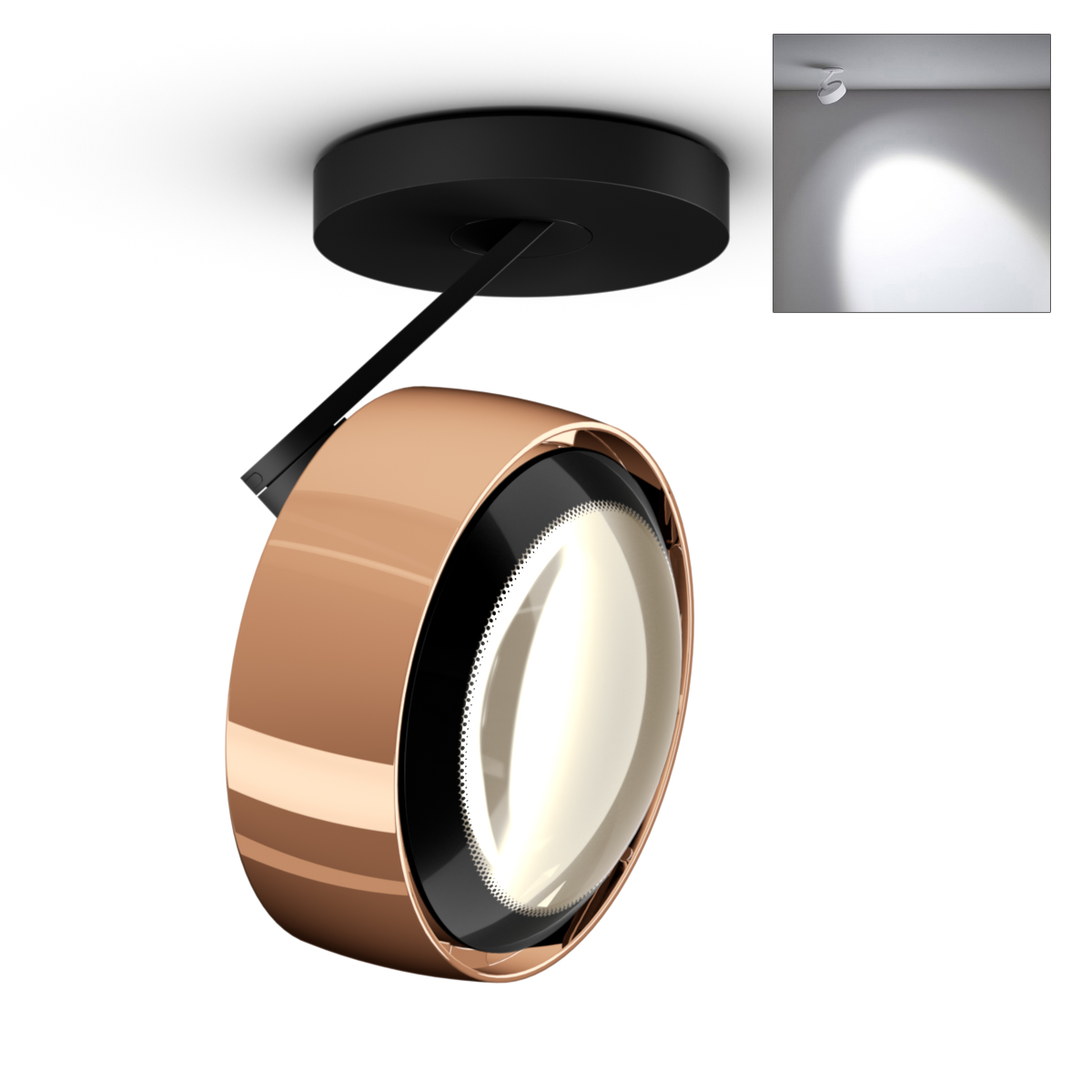 Più alto 3d Volt S40 Deckenstrahler, 3000 K