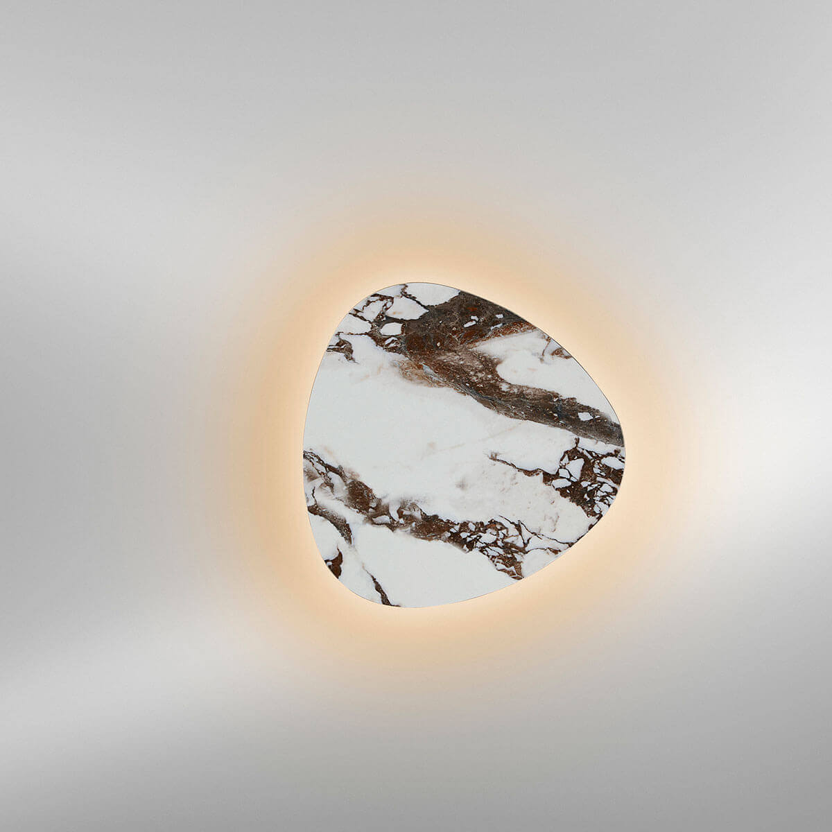 Ø: 30 cm, white marbled