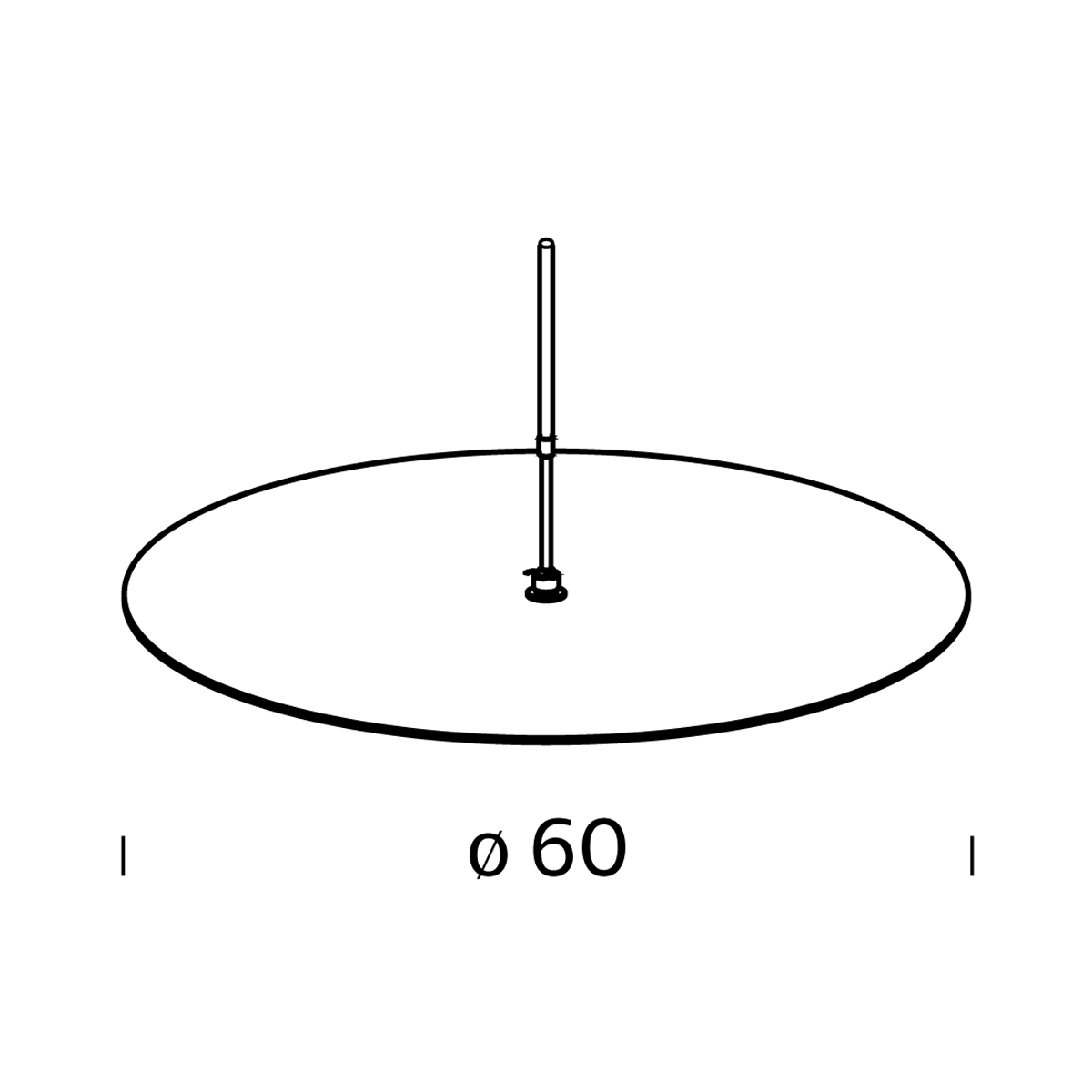 Amax Verschlussscheibe mit Stiel