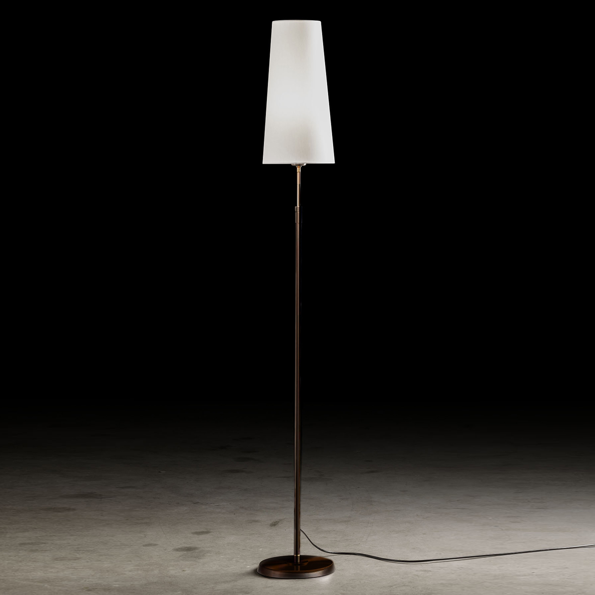 Fumé matt, Chintz weiß