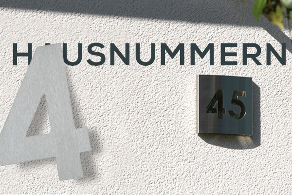 Kategoriebanner Hausnummern
