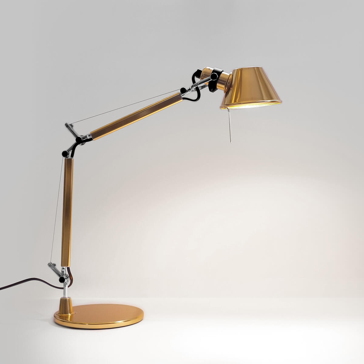 Artemide Tolomeo Micro Tavolo, golden