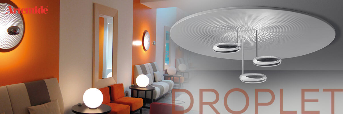 Kategoriebanner Marke Artemide Droplet